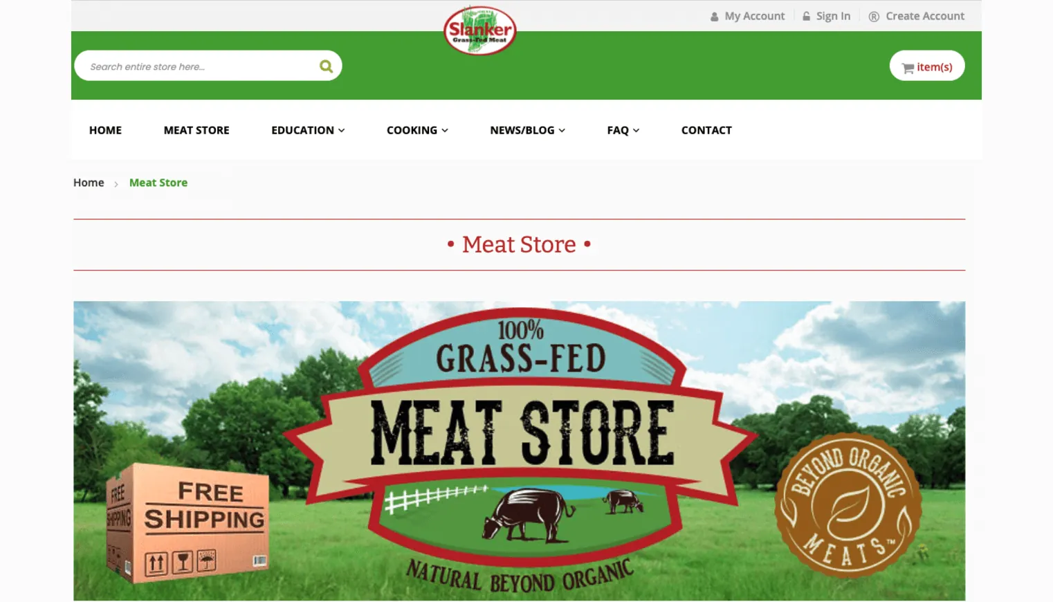 Magento e-commerce tracking report screenshot