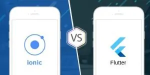 Flutter mobile app development compared with Ionic
