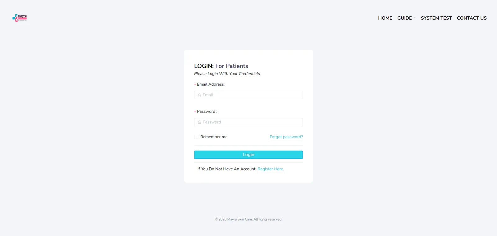 Doctor management system dashboard screen