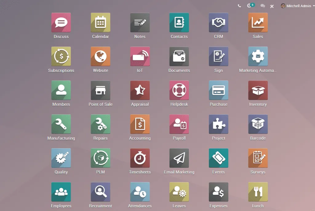 Odoo apps that boost business productivity on a single platform