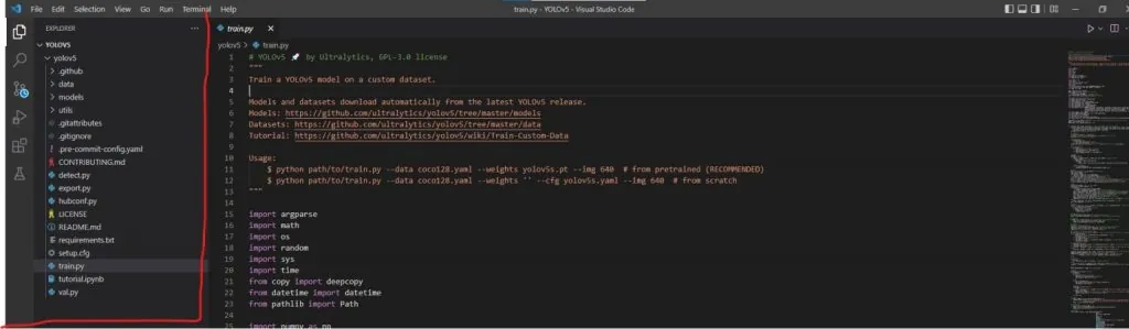 Cloning the YOLOv5 repository for object detection