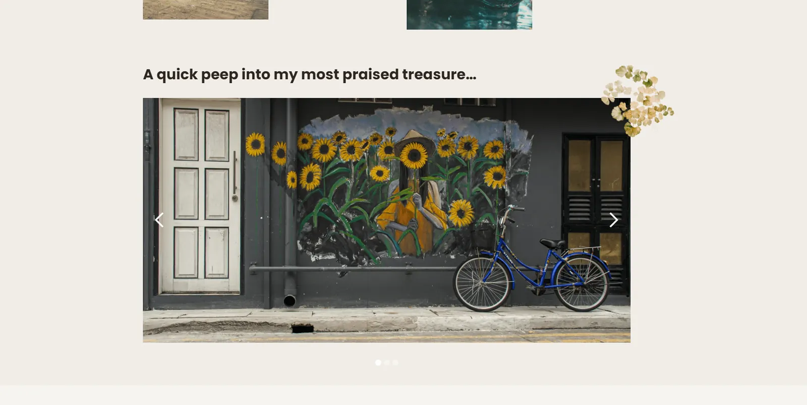 Photographer portfolio website gallery built in Webflow
