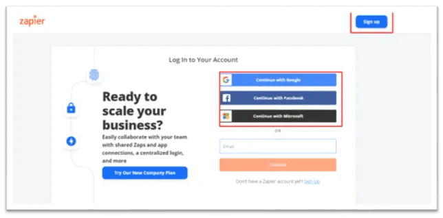Salesforce integration with Zapier, step 1