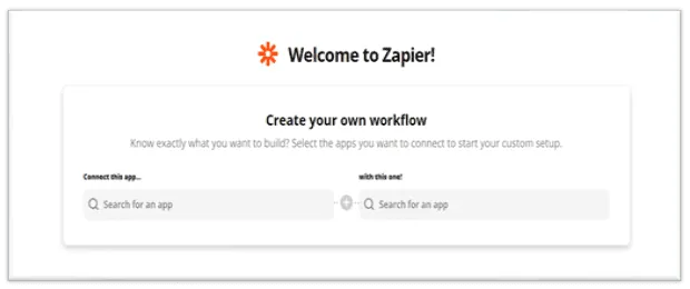 Zapier step 2 screenshot
