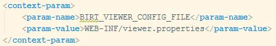 Integrate BIRT web.xml configuration, screenshot 4