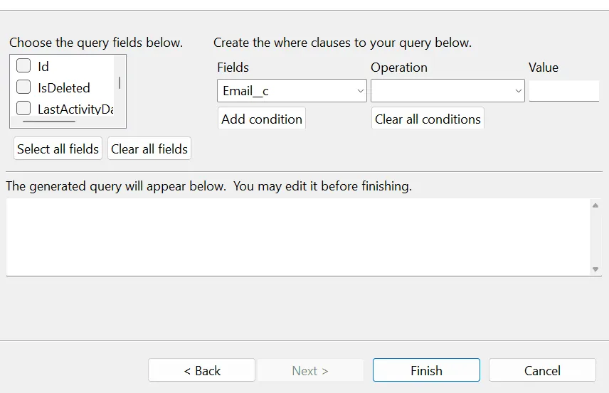 Query Fields