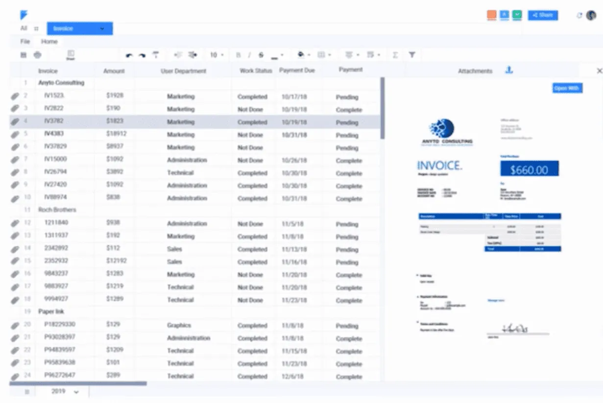 Dexsheet project management tool calendar view