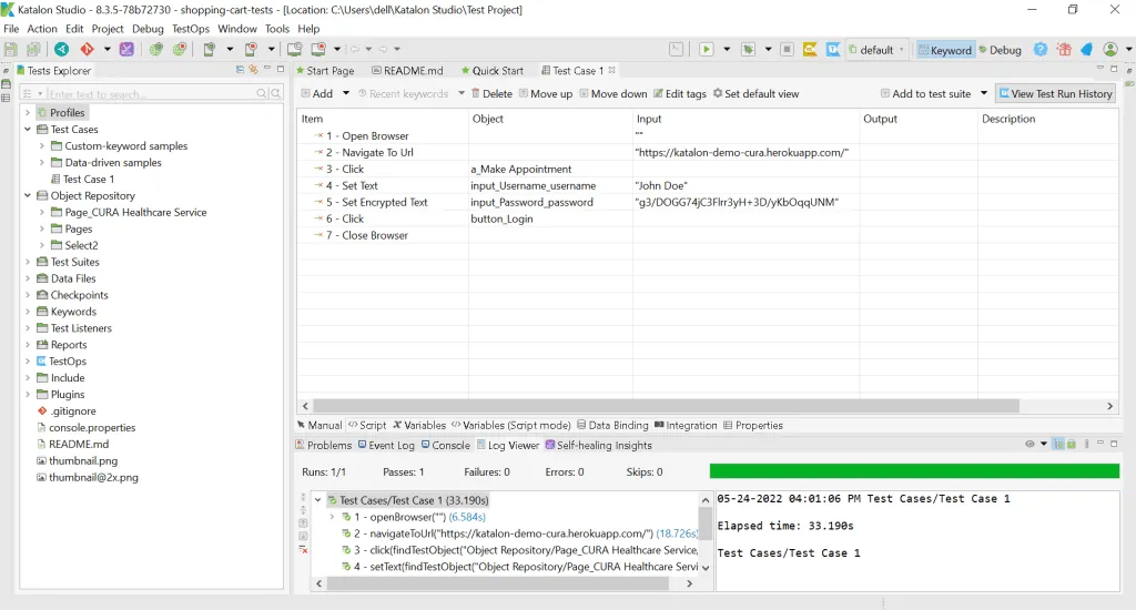 Katalon Studio, a no code automation testing tool